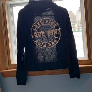 BLING black and gold zip up.